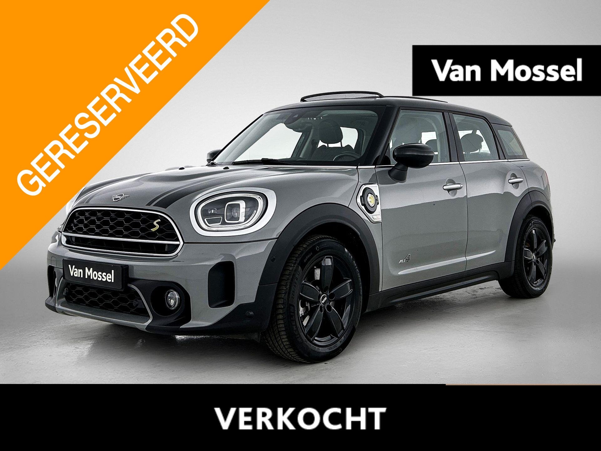 MINI Countryman 1.5 Cooper S E ALL4 | PANO-SCHUIFDAK | HEAD-, Auto's, Mini, Automaat, Gebruikt, Countryman, Leder en Stof