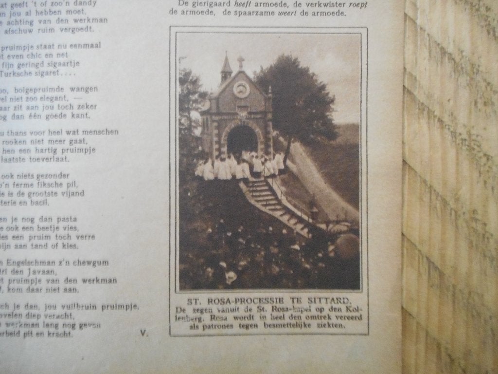 Sittard. St. Rosa-Processie. 1923., Verzamelen, Ophalen of Verzenden, 1920 tot 1940, Nederland, Knipsel(s)