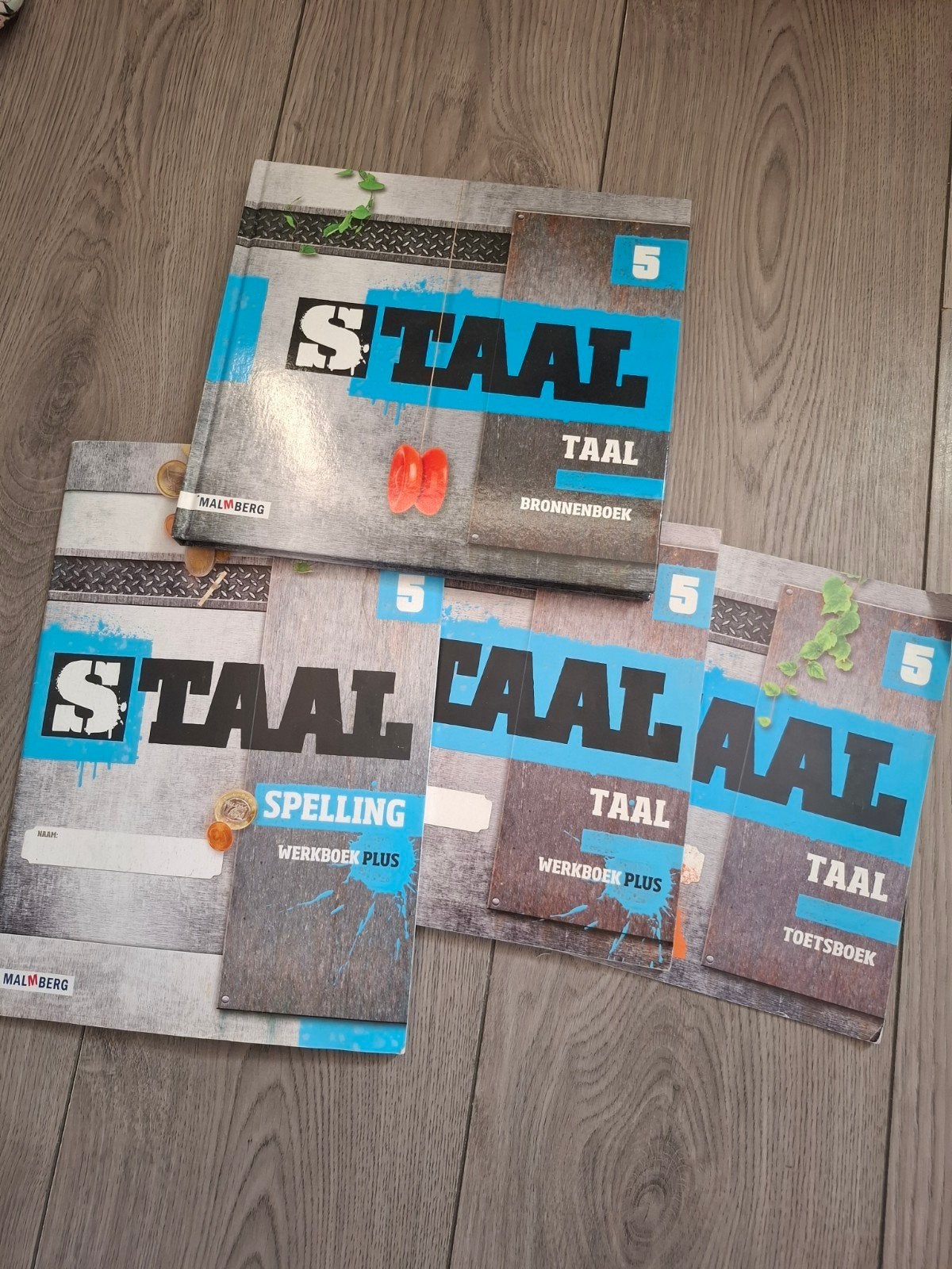 Staal Taal en Spelling Werkboeken Groep 5 Malmberg, Ophalen, Gelezen, Overige niveaus, Nederlands
