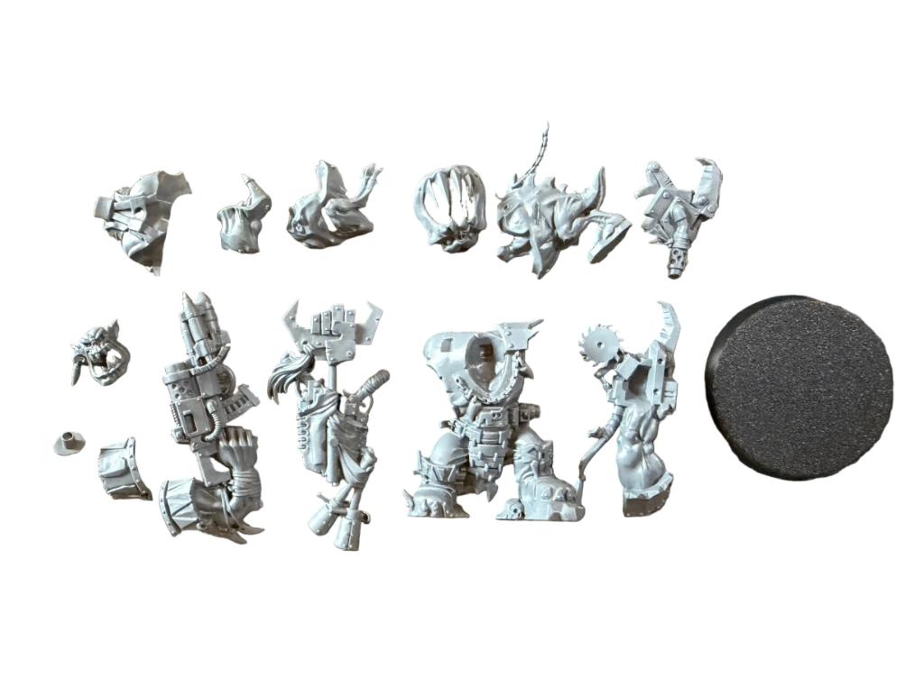Warhammer 40K Ork Warboss with Attack Squig, Hobby en Vrije tijd, Wargaming, ., Warhammer, Ophalen of Verzenden, Zo goed als nieuw
