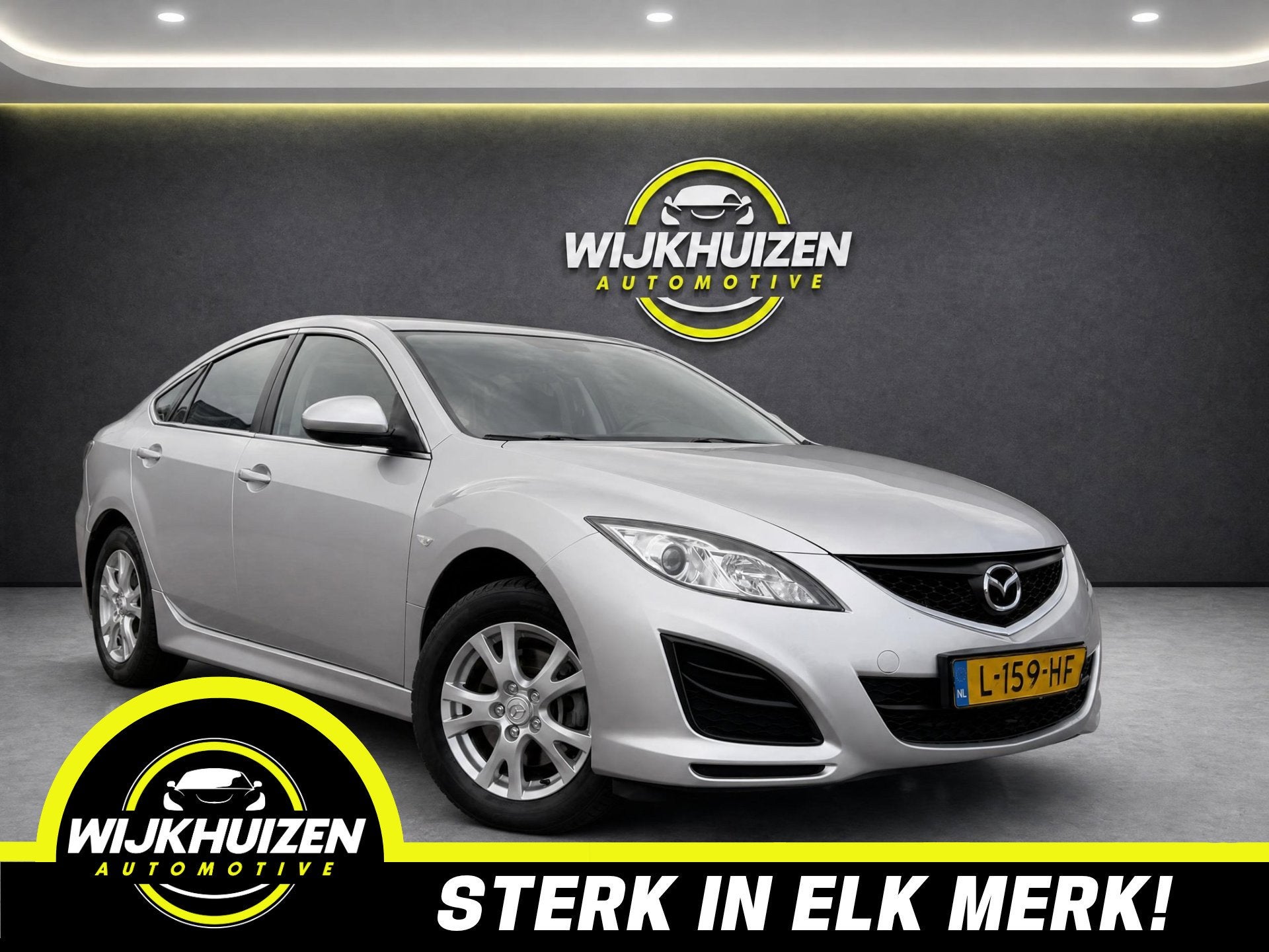 Mazda 6 1.8 Business met Airco ! Cruise ! 16 Inch ! Nap !, Auto's, Voorwielaandrijving, Euro 5, 15 km/l, Gebruikt