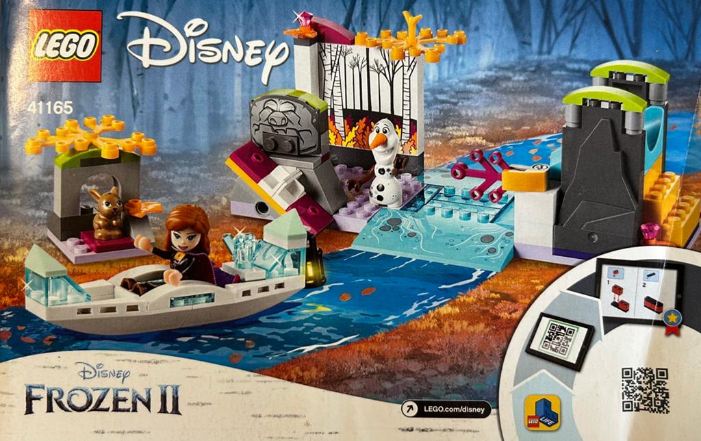 LEGO Disney Frozen 41165 Anna's Kano-expeditie, Lego, Ophalen of Verzenden, Zo goed als nieuw, Disney