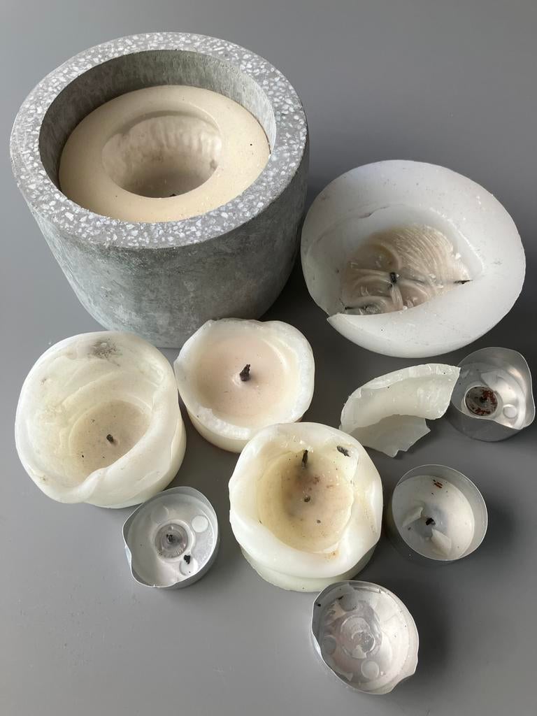 Gezocht kaarsresten, Huis en Inrichting, Woonaccessoires | Kandelaars en Kaarsen, Ophalen, Overige materialen, Gebruikt, Kaars