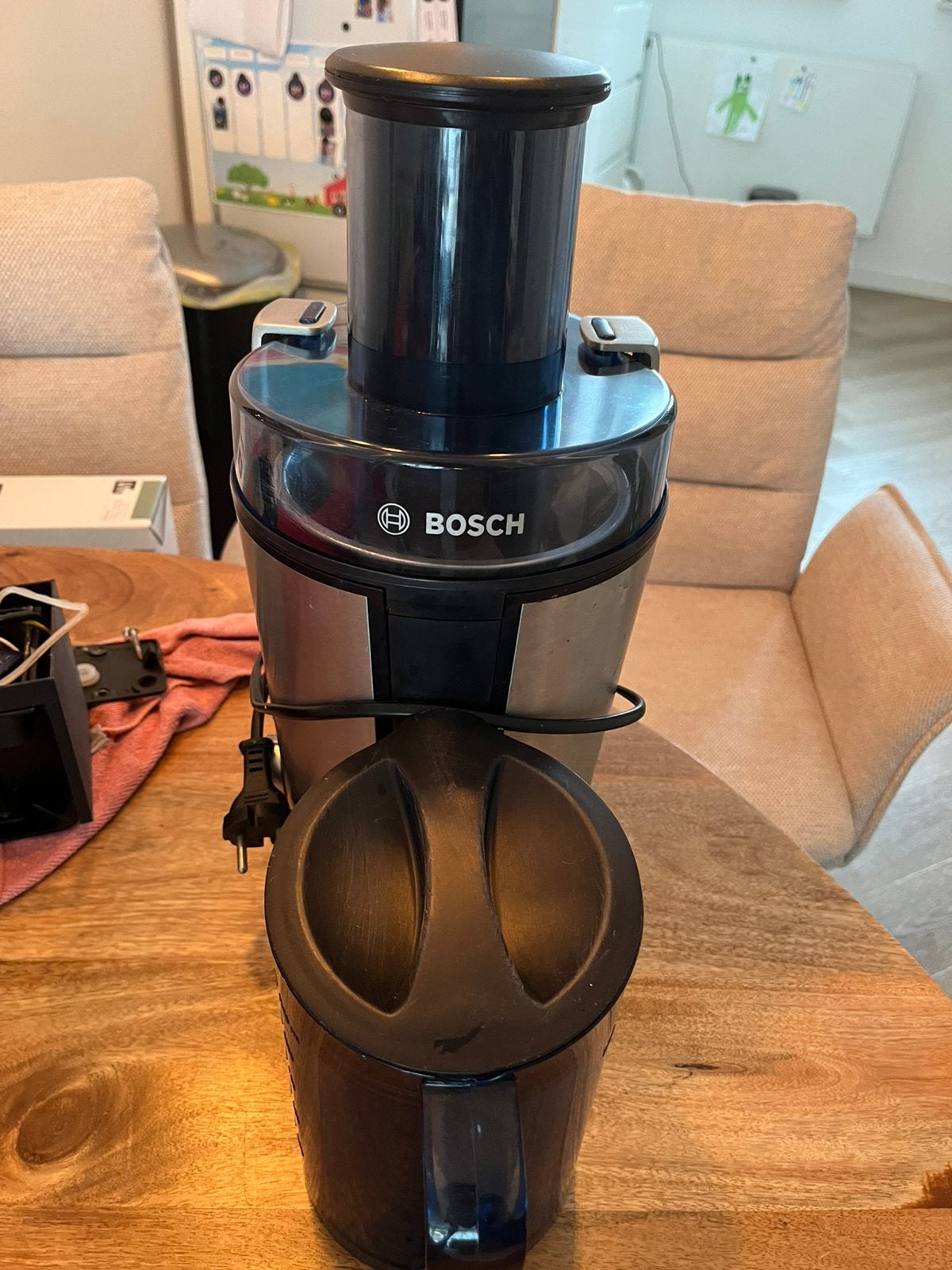 Bosch vitajuice 3 sapcentrifuge, Ophalen of Verzenden, Zo goed als nieuw, Sapcentrifuge