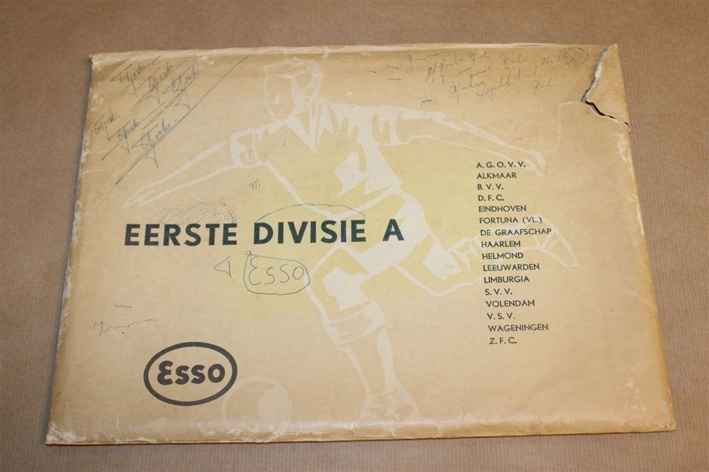 Esso Elftalplaten 1958/1959 — Complete Set met Extra Plaat, Verzamelen, Sportartikelen en Voetbal, Gebruikt, -, -, Ophalen of Verzenden