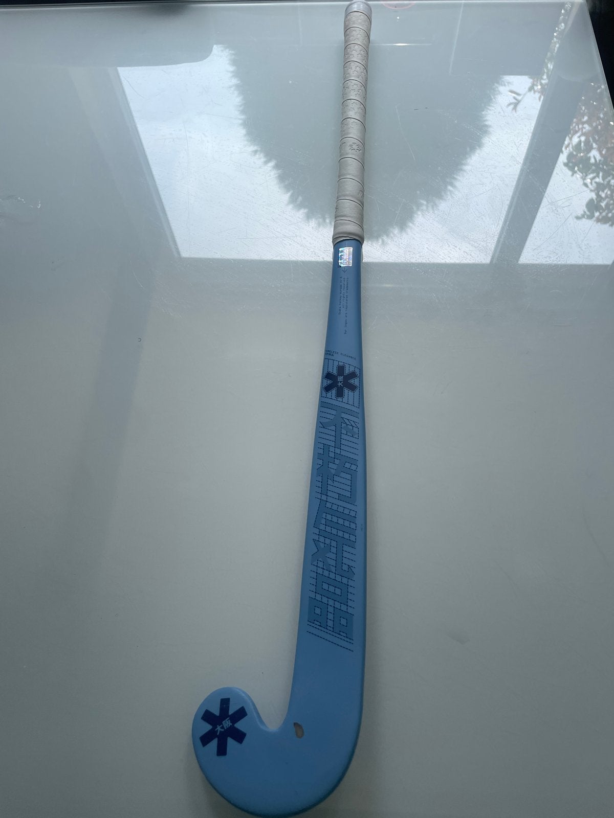 Osaka Hockeystick 30 inch - Lichtblauw/Blauw/Wit - Beginner, Ophalen of Verzenden, Gebruikt, Stick