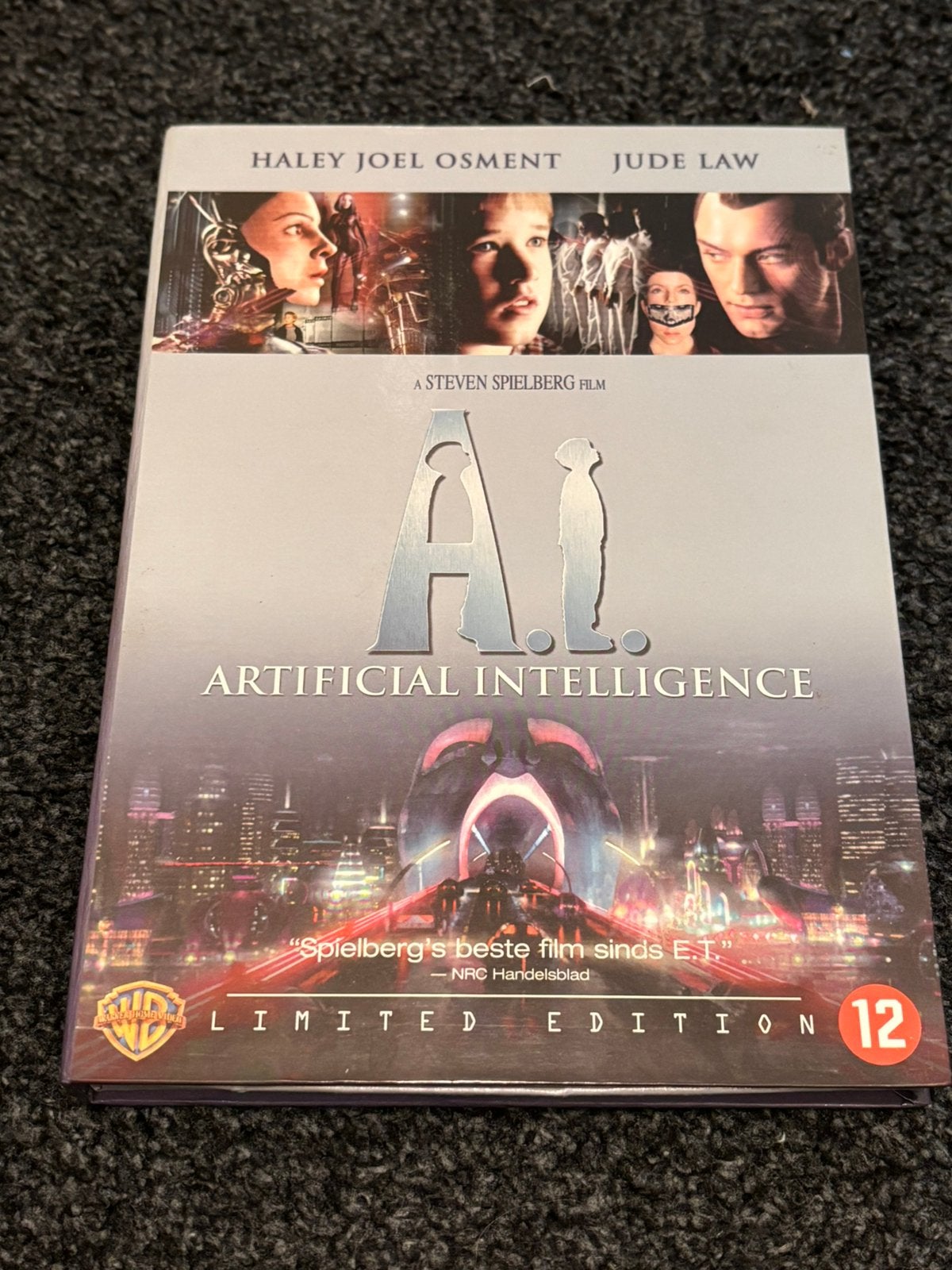 Dubbel dvd. Artificial Intelligence., Vanaf 12 jaar, Ophalen of Verzenden, Zo goed als nieuw