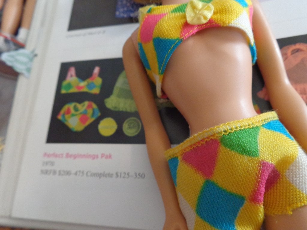 Barbie vintage Perfect Beginning bikini, Ophalen of Verzenden, Gebruikt, Kleertjes