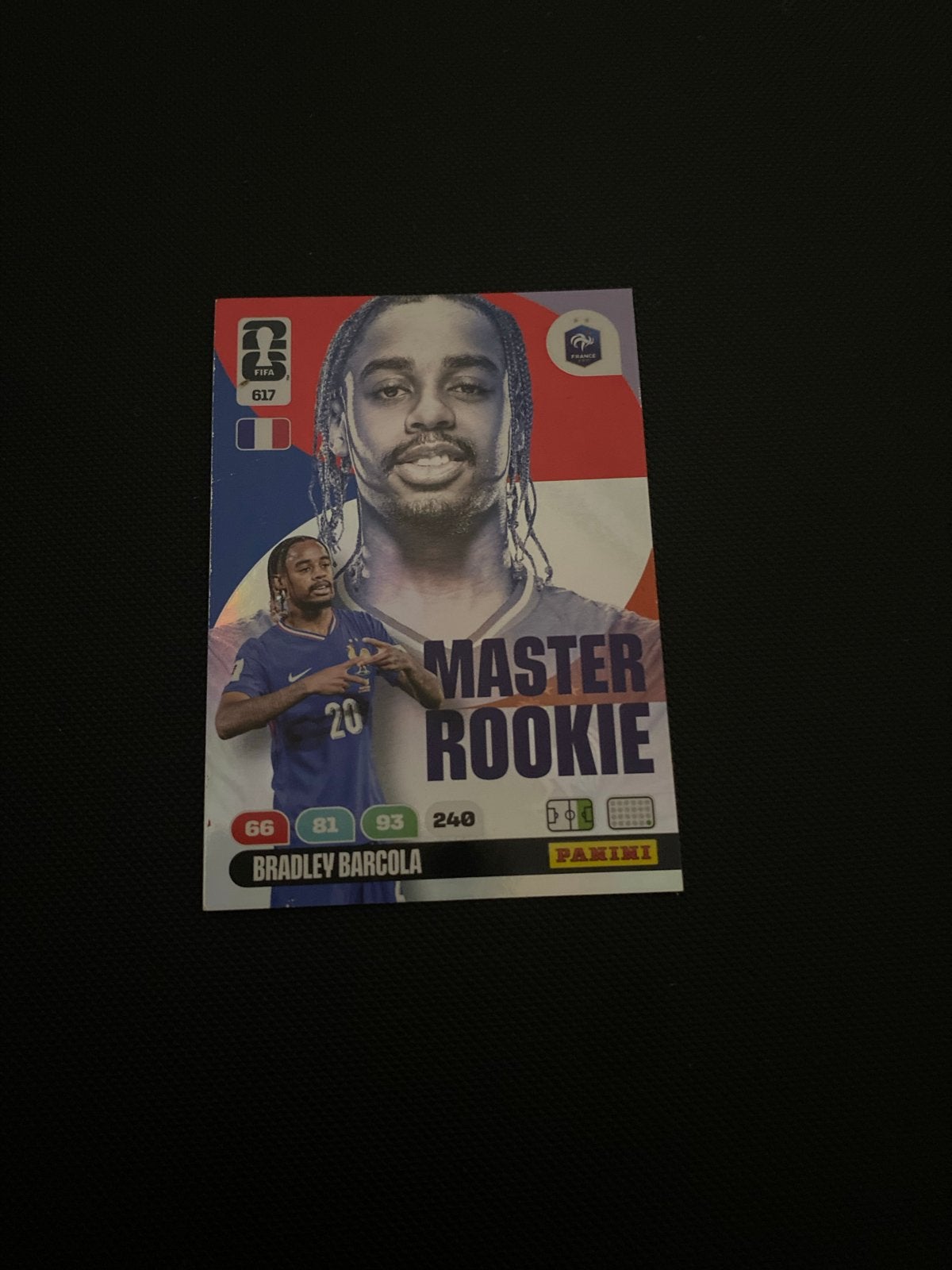 Panini Adrenalyn XL FIFA World Cup 2026 Bradley Barcola, Ophalen of Verzenden, Zo goed als nieuw, Plaatje