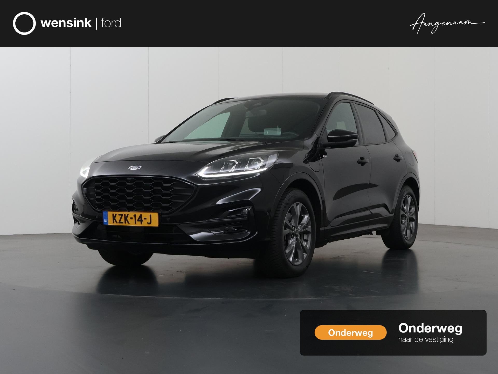 Ford Kuga 2.5 PHEV ST-Line X | Adaptieve Cruise Control | B&, Auto's, 14 kWh, Gebruikt, 4 cilinders, Leder en Stof