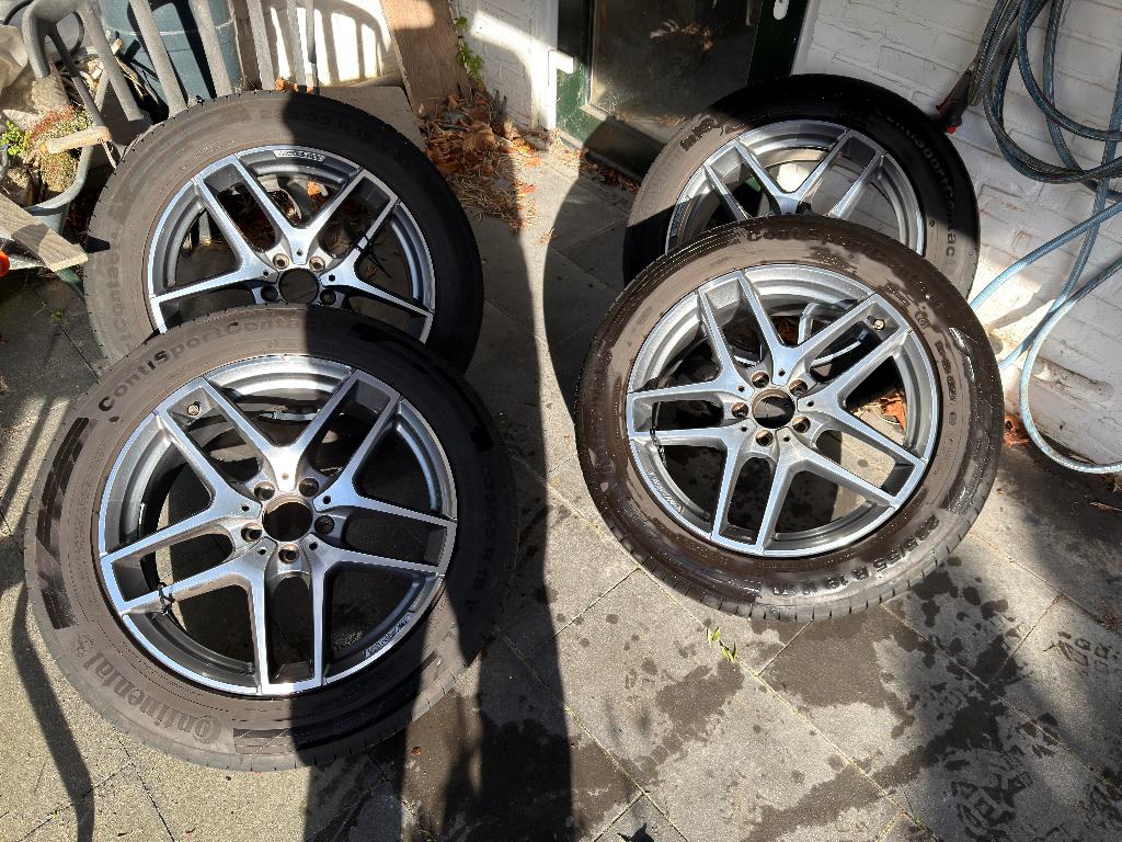 Mercedes GLC AMG-Velgen A2534011800 8Jx19ET 38 Continental, Gebruikt, Velg(en), 235 mm, Terreinwagen