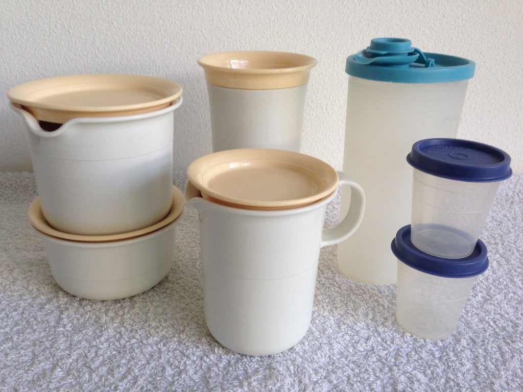💛TUPPERWARE Vintage Kannetjes voor o.a Melk en Suiker enz.., Verzenden, Overige typen, Nieuw, Met handvat