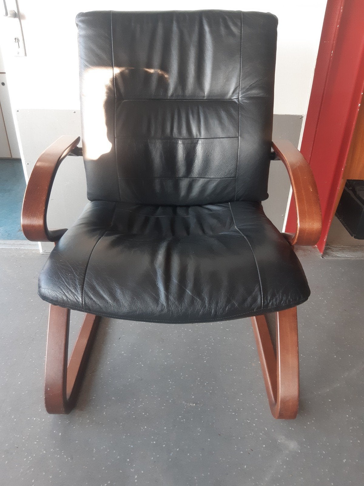 Fauteuil kantoorstoel vintage jaren 60, Ophalen, Info@tommysmit.nl, Gebruikt, 75 tot 100 cm