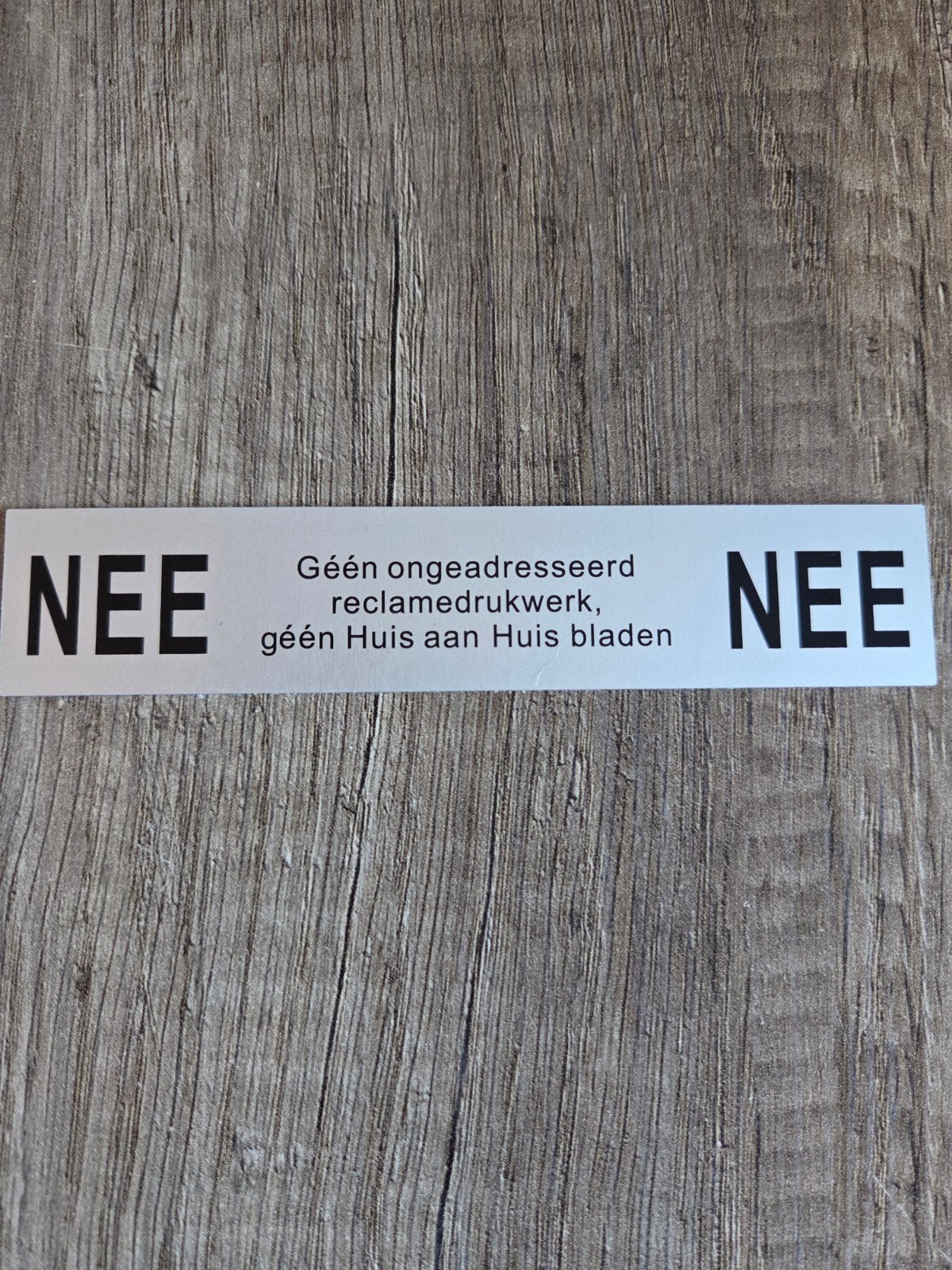 nee nee sticker, Ophalen of Verzenden, Nieuw