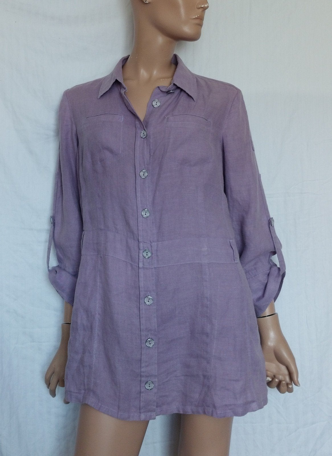 SANDRA PABST LINNEN Blouse,  Maat 42, Kleding | Dames, Blouses en Tunieken, Ophalen of Verzenden, Zo goed als nieuw, Maat 42/44 (L)