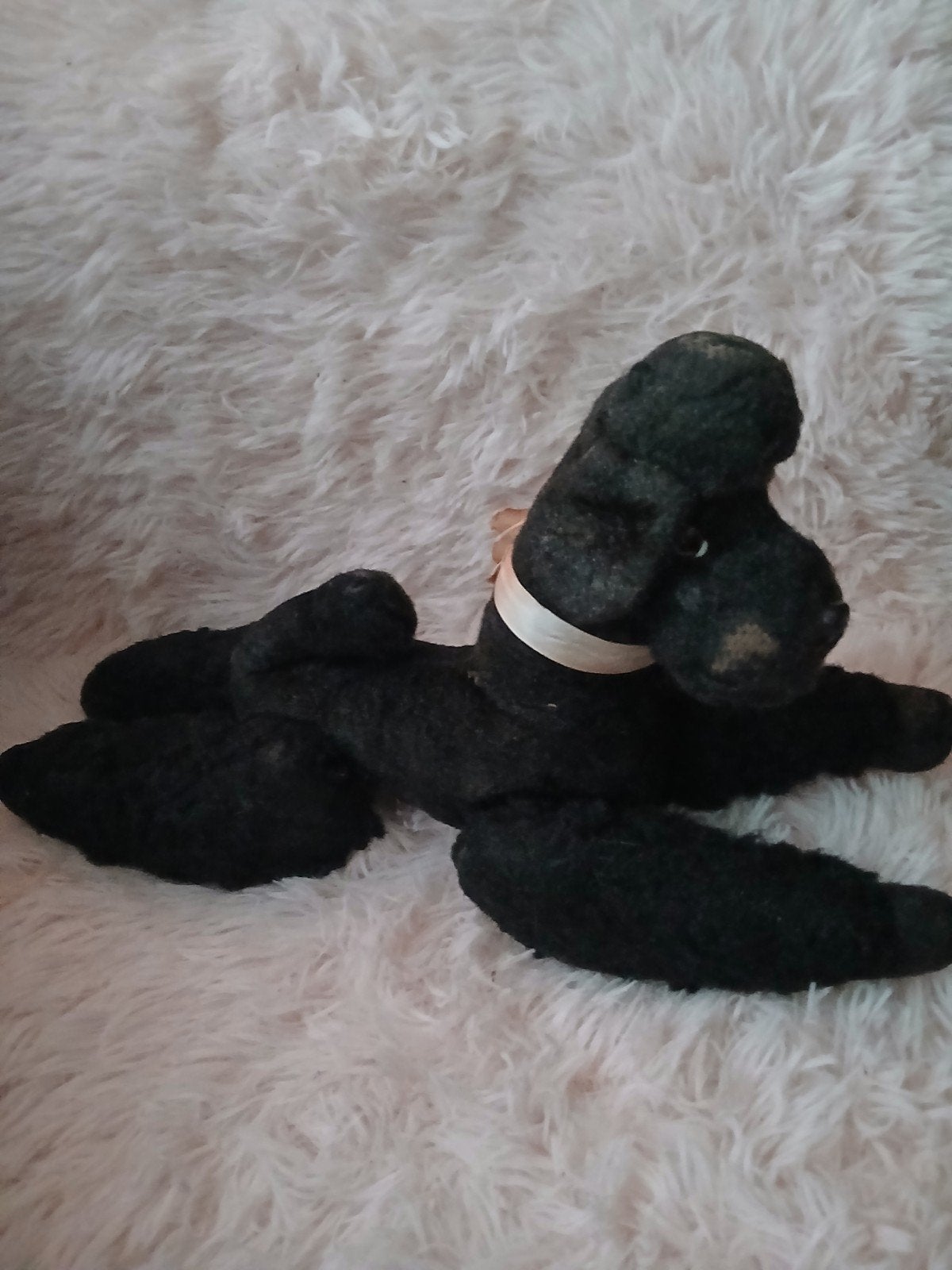 Oude hond wit halsbandje, Antiek en Kunst, Ophalen