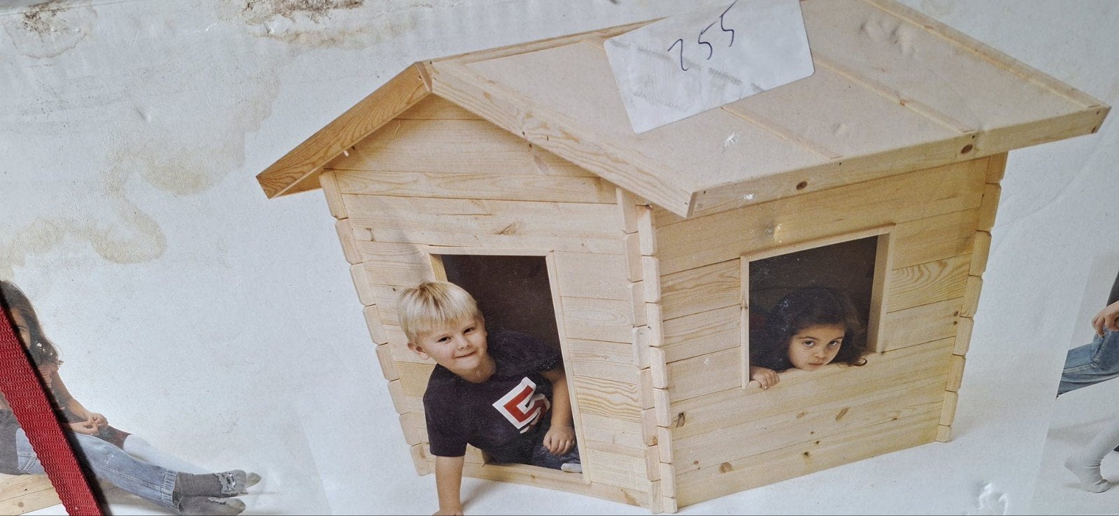 Houten kleuter speelhuis, Ophalen, Nieuw, Hout