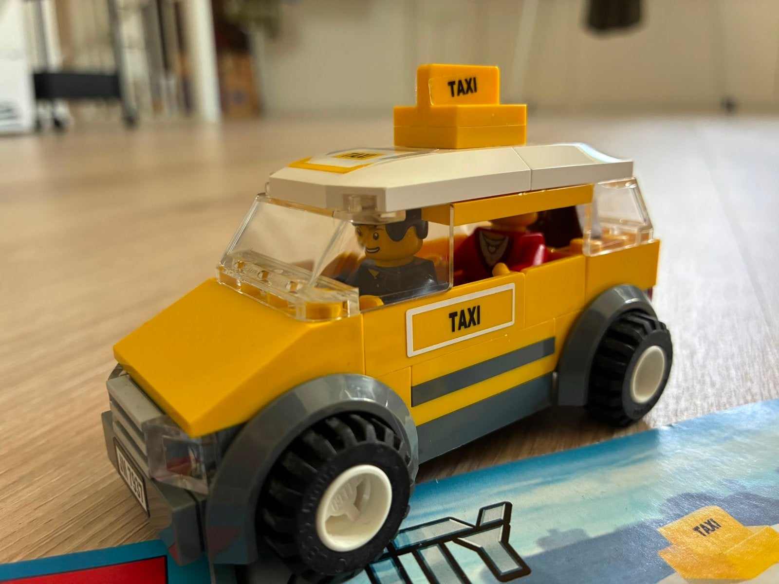 Lego City Taxi (7937) met instructieboekje, City, Lego, Ophalen of Verzenden, Zo goed als nieuw