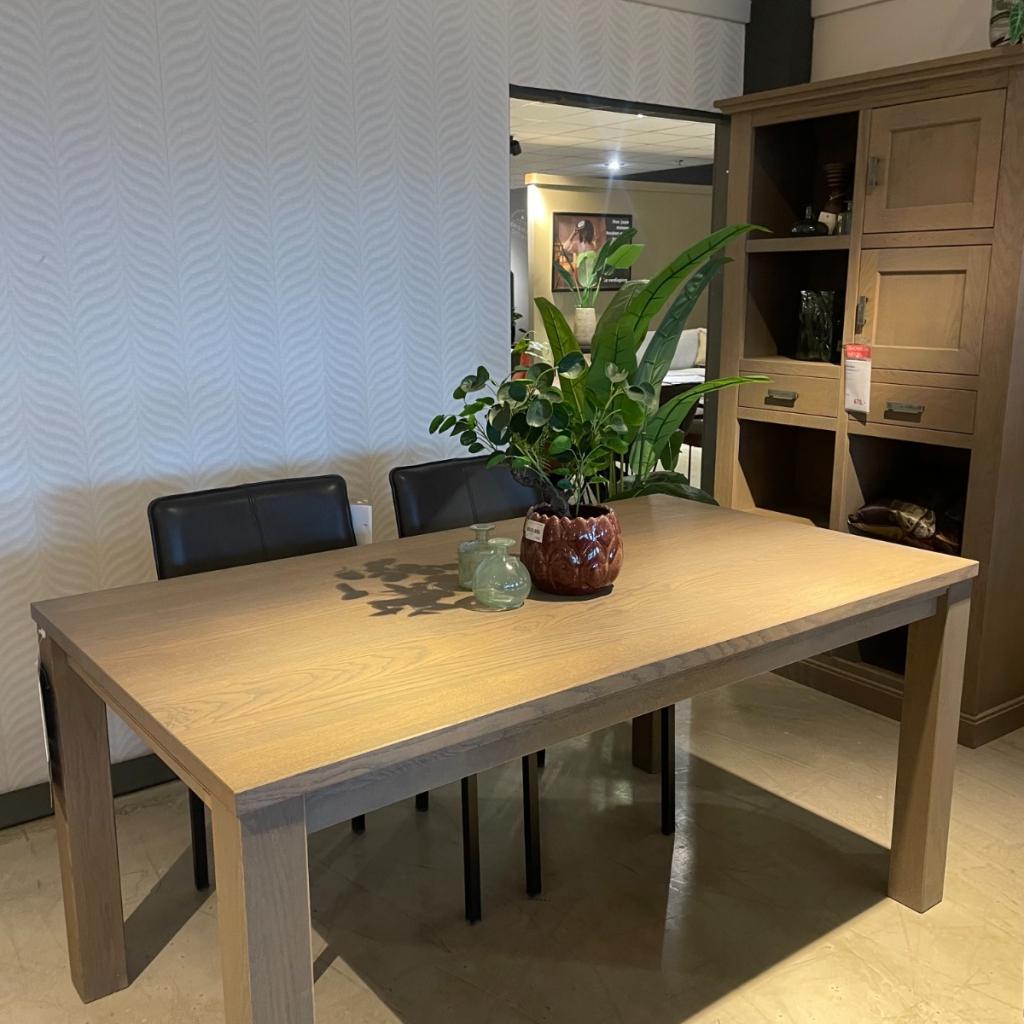 Malinda Eettafel Eiken 160x90 - Weber Huiscollectie, Niet ingevuld, Niet ingevuld, Niet ingevuld