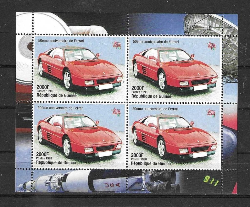 Guinee Michel blok 543 postfris AUTO’S, Ophalen of Verzenden, Guinee, Postfris