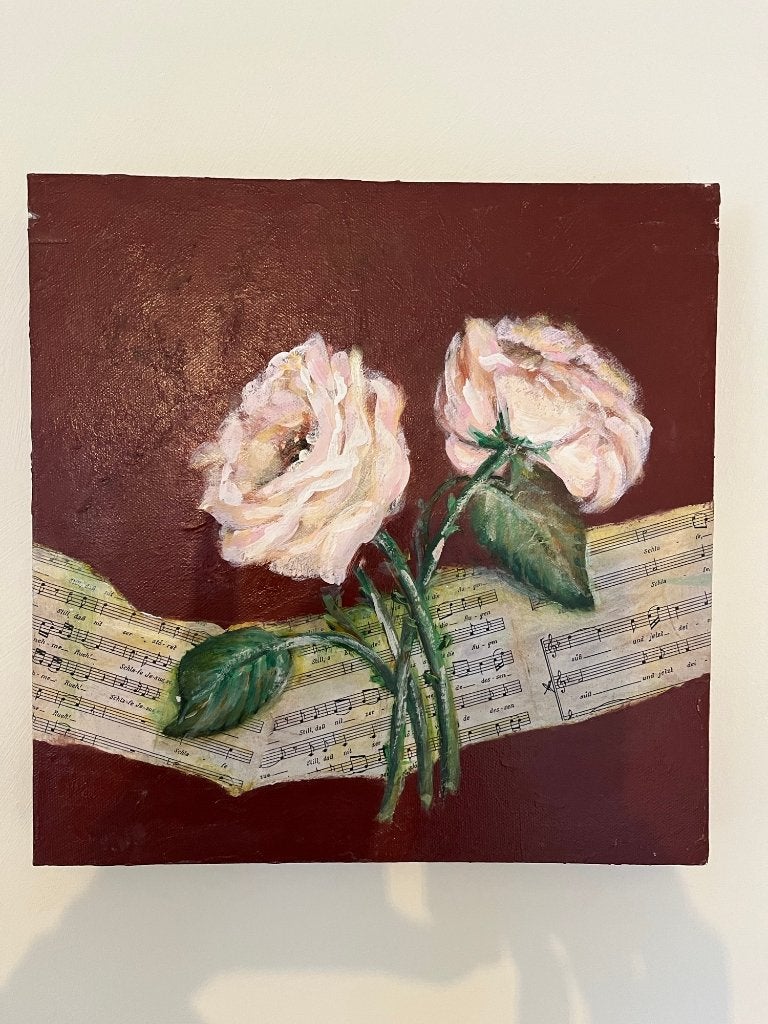 schilderij Oscar Lormans, Antiek en Kunst, Kunst | Schilderijen | Klassiek, Bloemen, Origineel werk, Impressionistisch, Olieverf