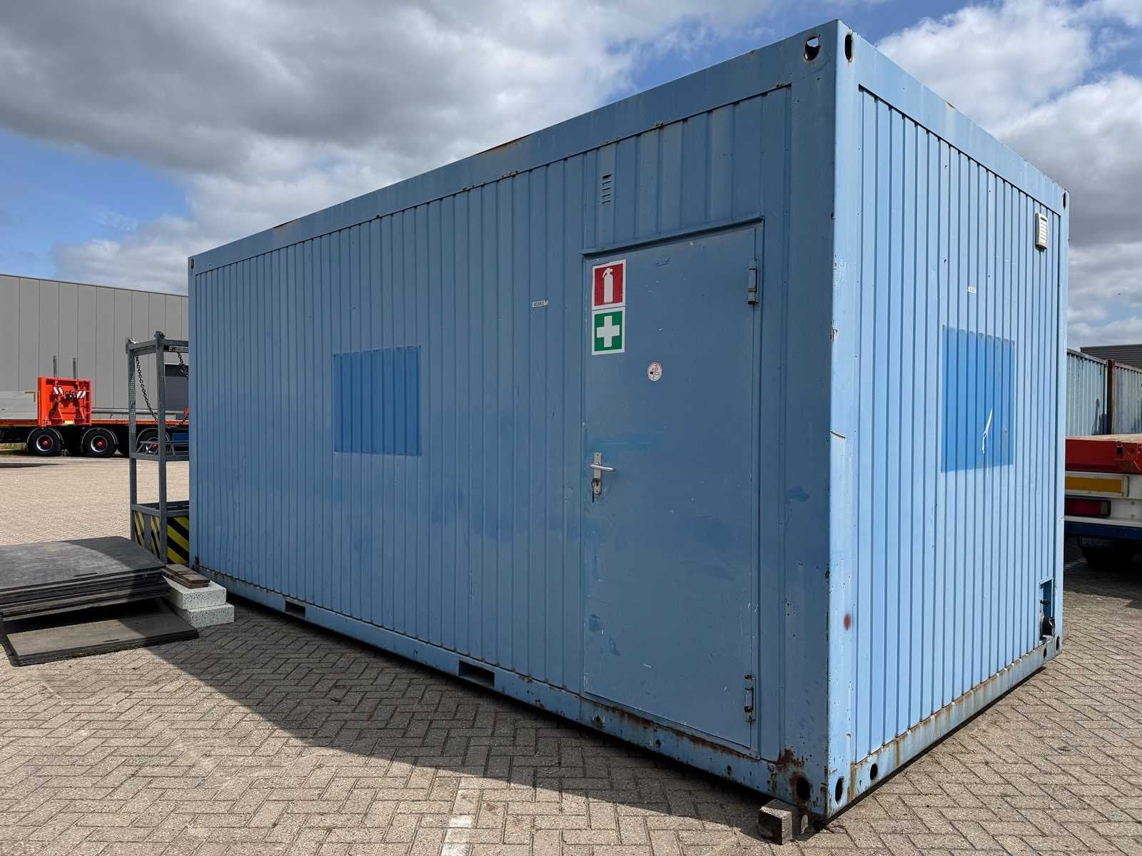Container - 20 ft Buro Container met Sanitair - RAL 5010 - V
