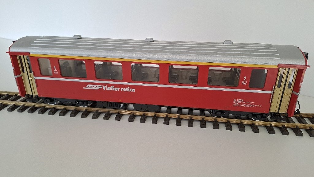 LGB RhB A1253 Personenwagon, Wisselstroom, Gebruikt, Wagon, Ophalen of Verzenden