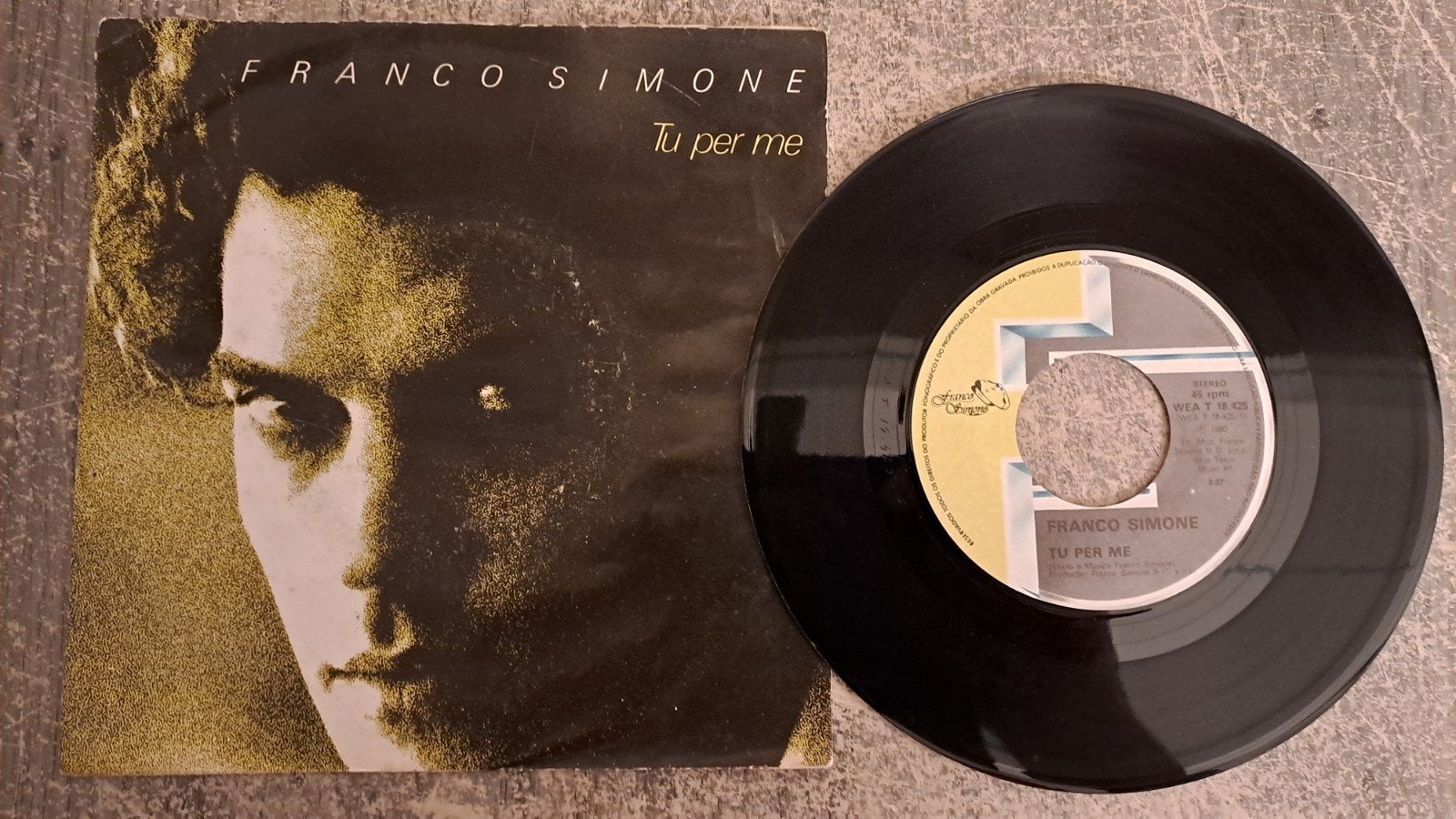Franco simone - tu per me, Fotohoes, Ophalen of Verzenden, Gebruikt, Pop
