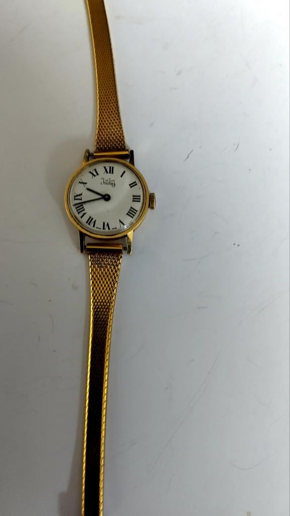 Horloge 14 karaat gemerkt 585, Overige merken, Verzenden, Zo goed als nieuw, Goud
