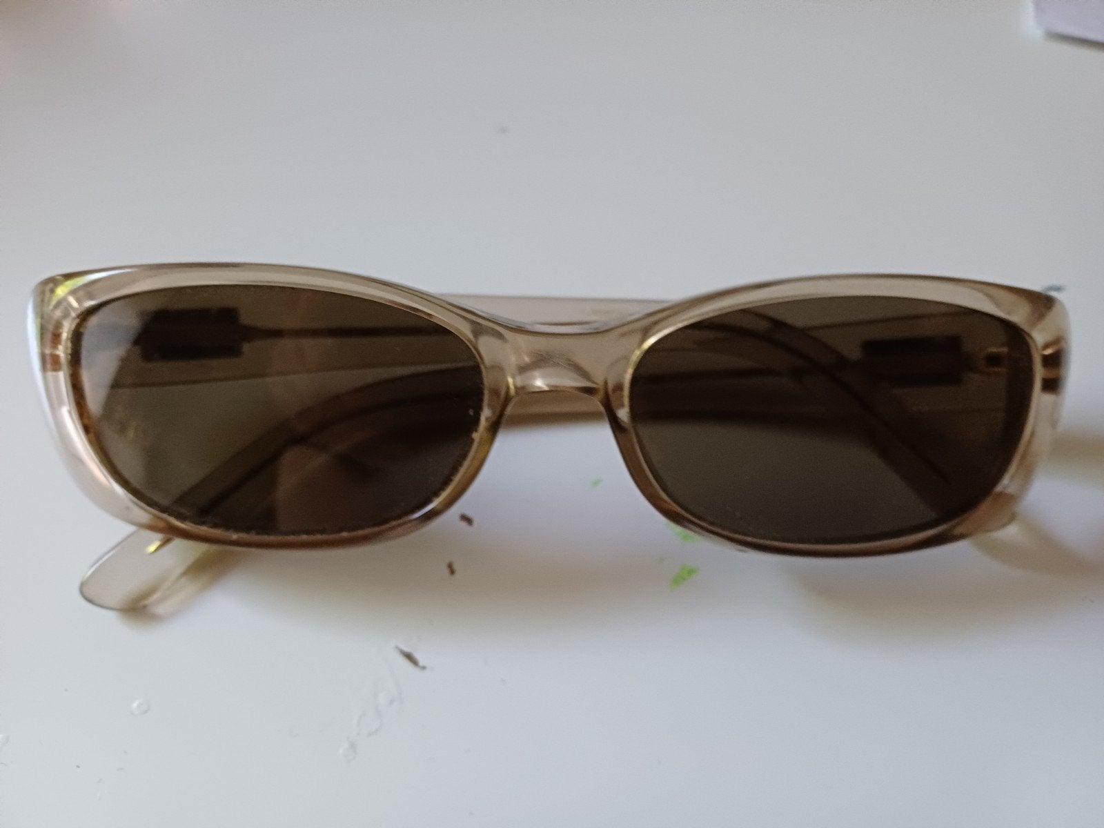 Vintage Gucci Zonnebril Y2K, Sieraden, Tassen en Uiterlijk, Zonnebrillen en Brillen | Dames, Ophalen, Gebruikt, Bruin, Overige merken