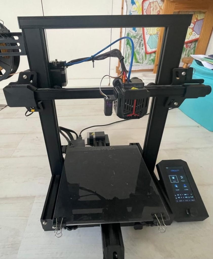 Creality Ender-3 V2 3D-printer + 3 rollen filament, Gebruikt, Creality Ender 3 V2, Ophalen of Verzenden, Filament