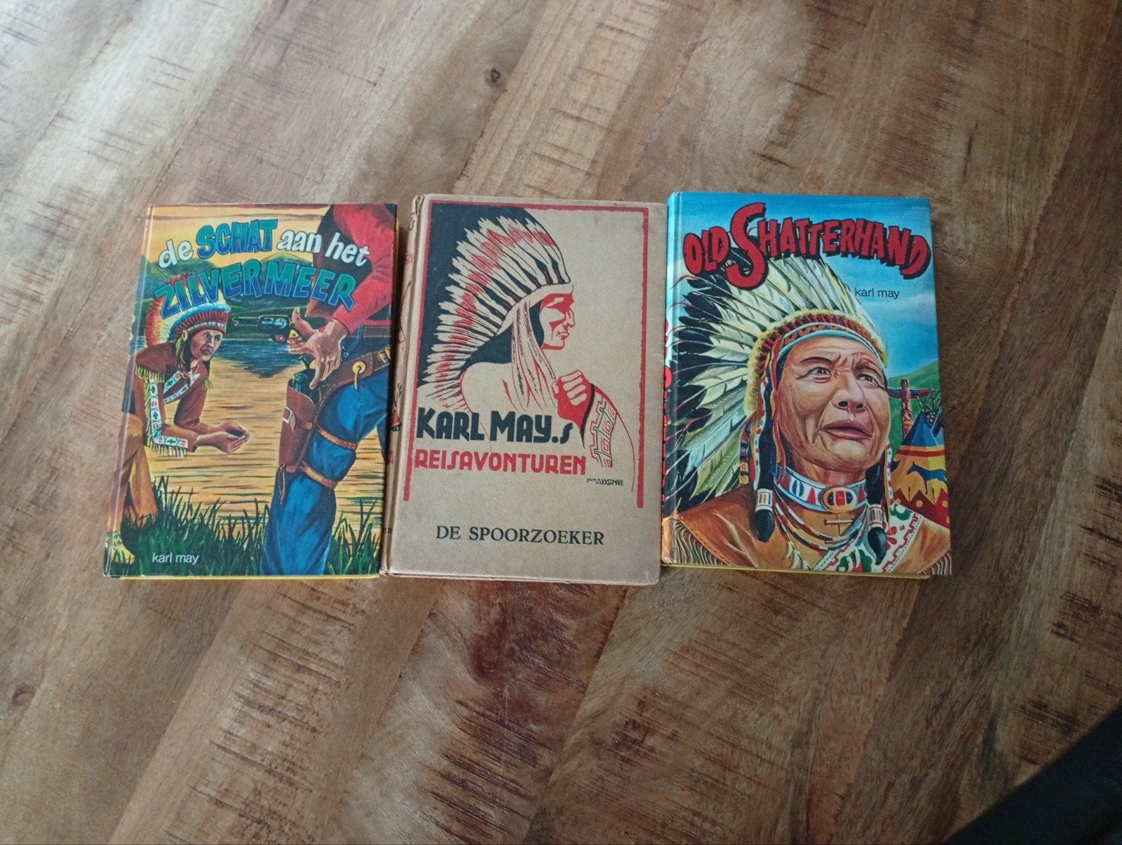 3 avonturen boeken Karl May, Ophalen of Verzenden, Gelezen, Karl May