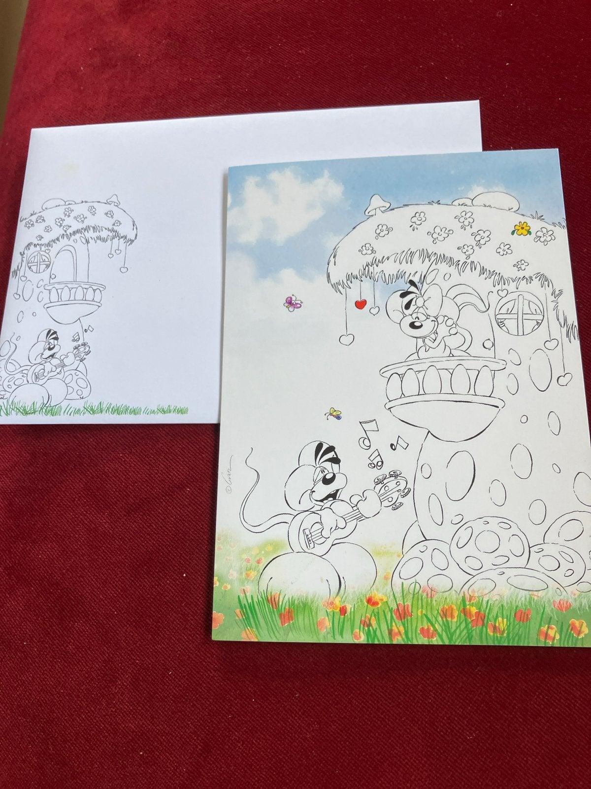 Diddl kaart met envelop, Verzamelen, Verzenden, Diddl, Nieuw, Papier, Kaart of Schrift
