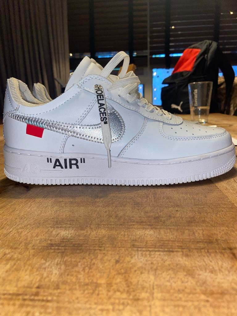 Witte Nike Off-White sneakers - Maat 40.5, Ophalen, Zo goed als nieuw, Wit, Sneakers of Gympen