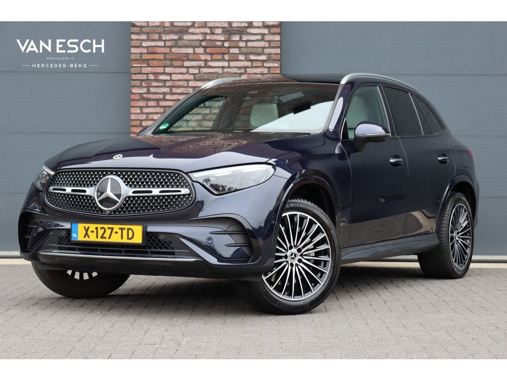 Mercedes-Benz GLC 400e 4MATIC AMG Line | Panoramadak | Trekh, Auto's, Mercedes-Benz, Gebruikt, Euro 6, Blauw, Automatische klimaatregeling