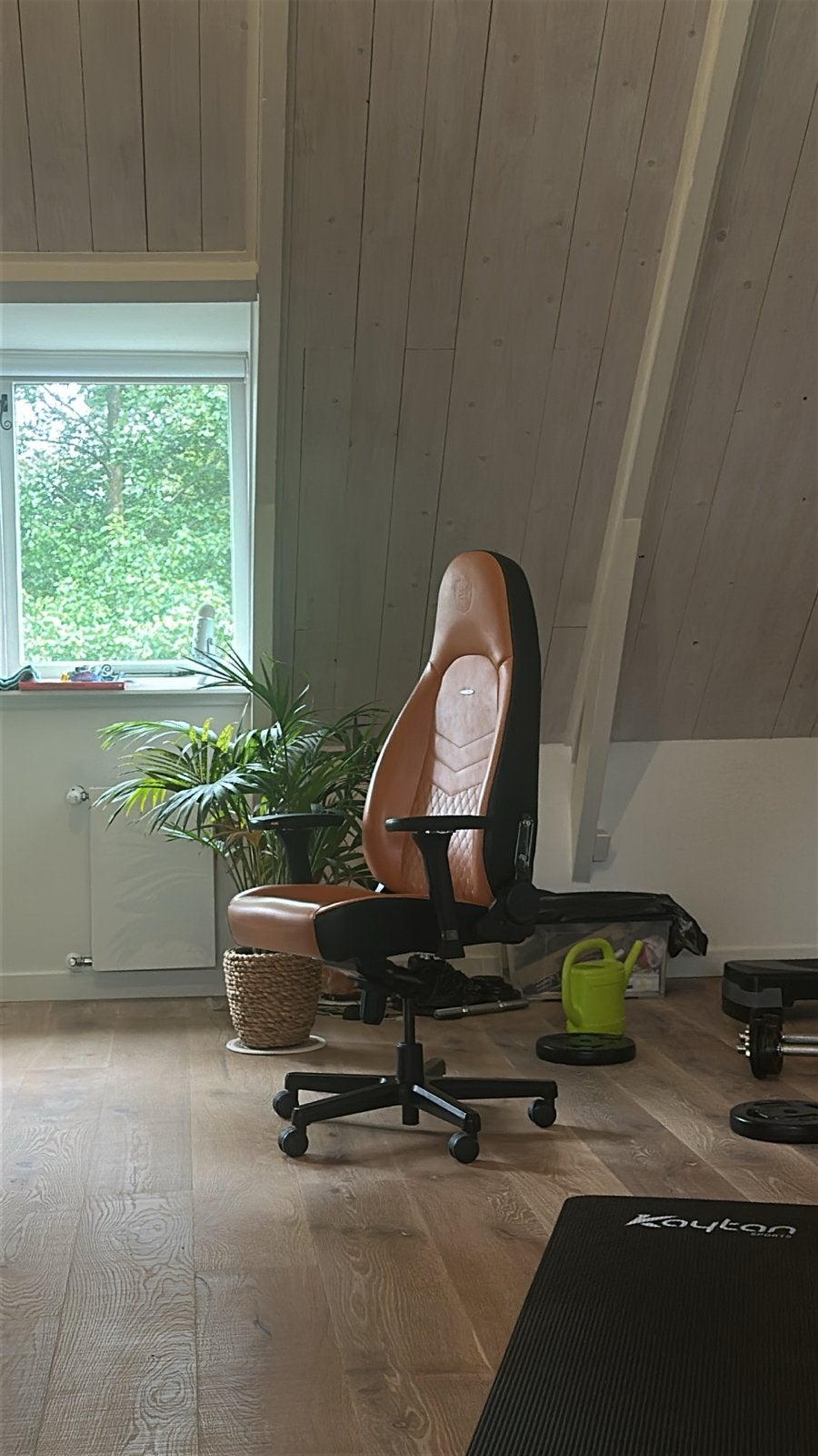 Noblechairs Hero Icon Gaming Stoel - Bruin/Zwart, Bruin, Ophalen of Verzenden, Zo goed als nieuw, Bureaustoel