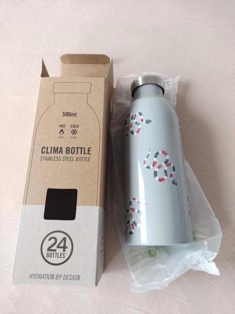 Clima Bottle RVS Fles 500ml - Houdt 24u koud/12u warm, Ophalen of Verzenden, Nieuw