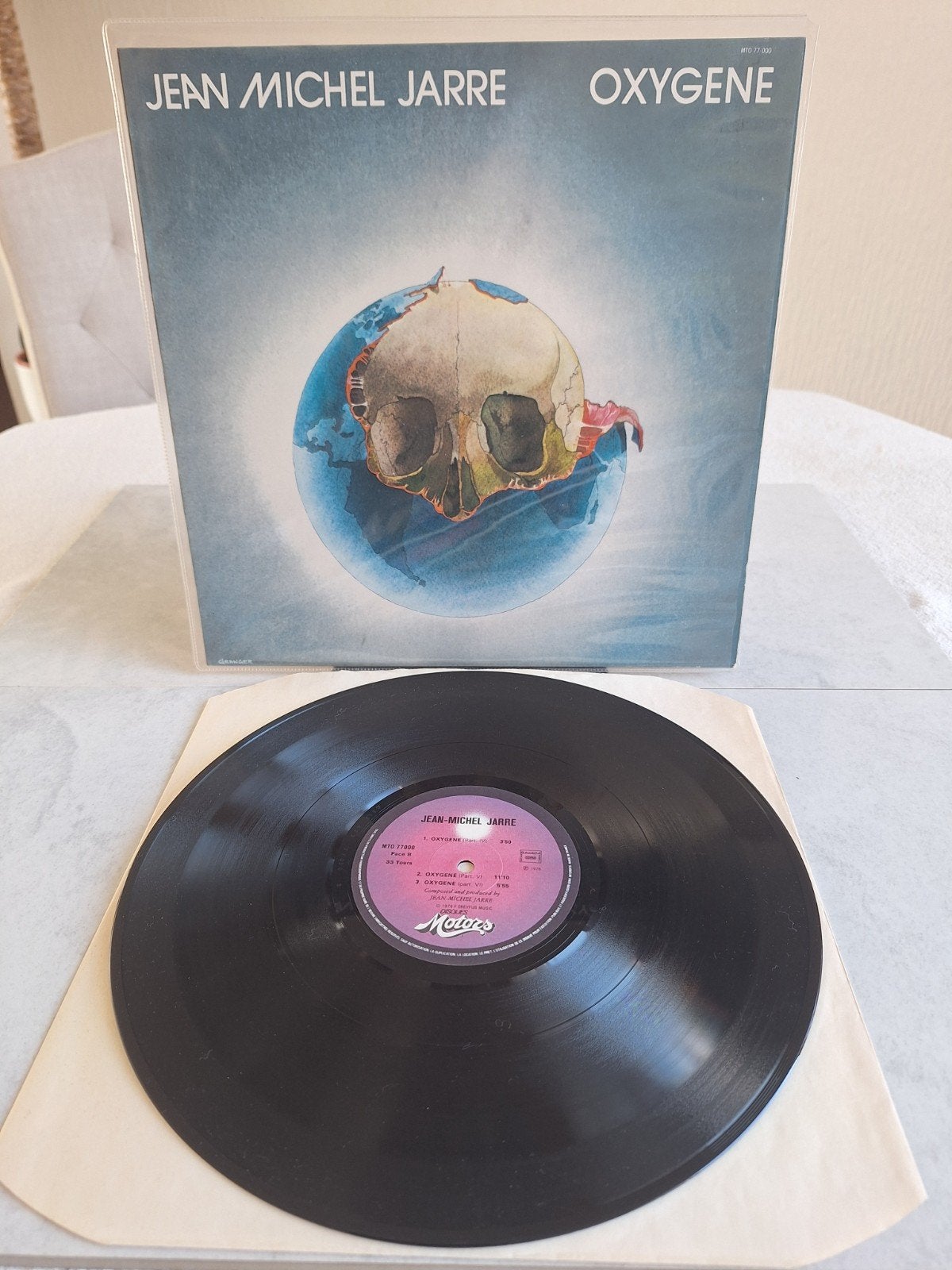 LP van JEAN MICHEL JARRE  // OXYGENE...uit 1976, Ophalen of Verzenden, Zo goed als nieuw, 12 inch