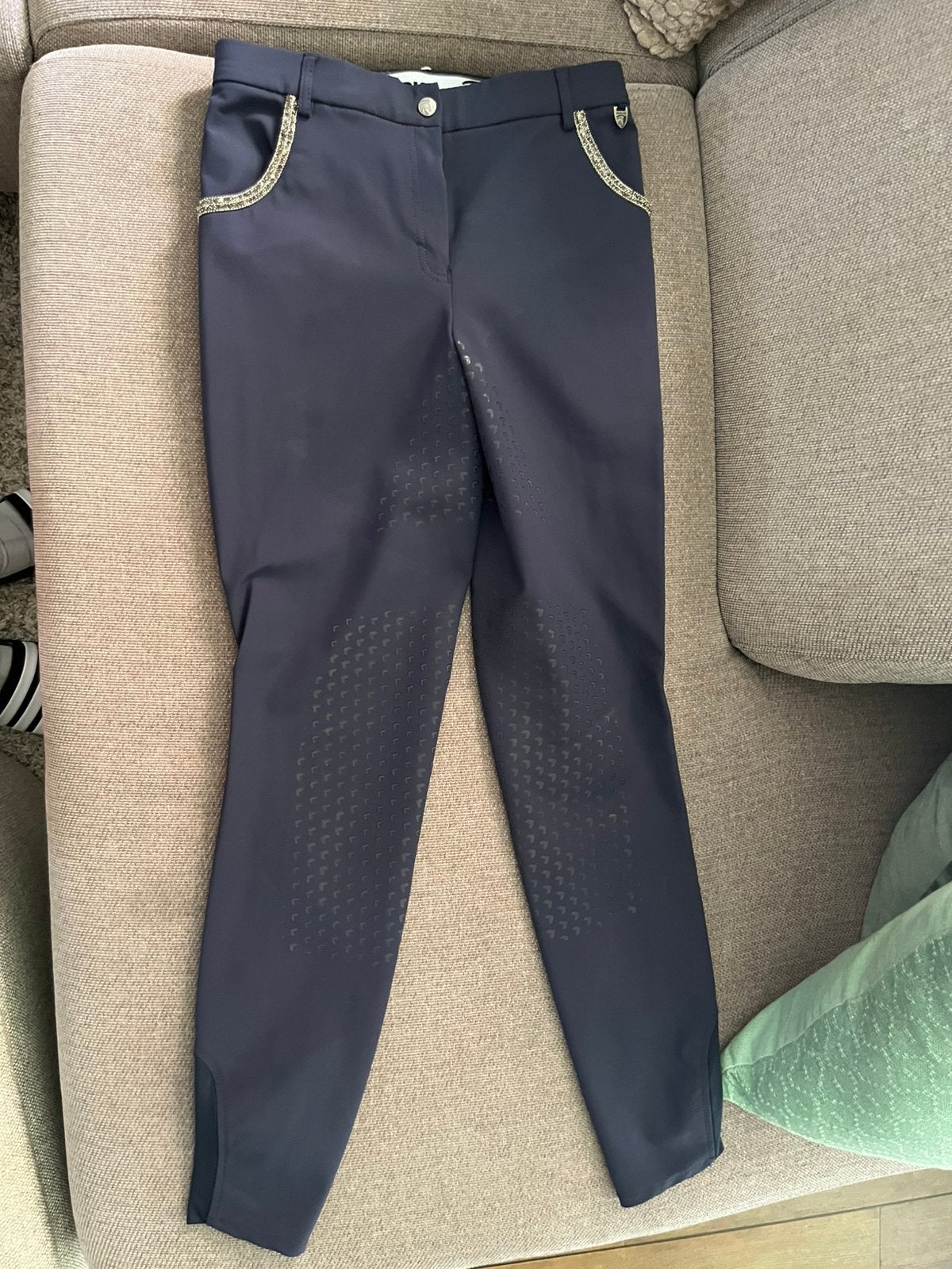 NIEUW Horka rijbroek maat 36 / S blauw, Dieren en Toebehoren, Ophalen of Verzenden, Zo goed als nieuw, Dressuur, Onderkleding
