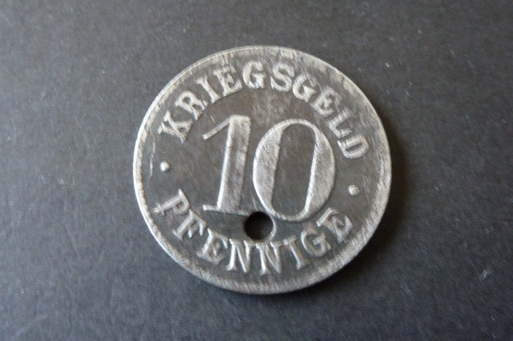 Duitsland - Kriegsgeld 10 pfennig 1918 Heidelberg (d 33, Ophalen of Verzenden, Duitsland, Losse munt
