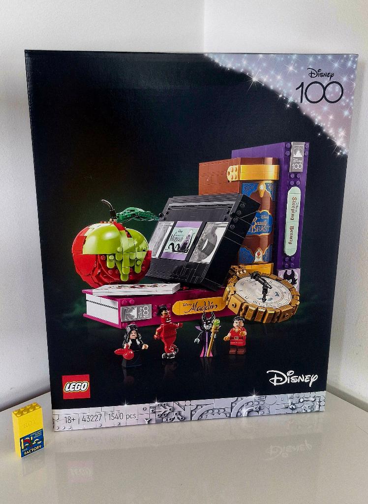 Lego 43227 Symbolen van beroemde schurken, Lego, Nieuw, Ophalen of Verzenden, Disney