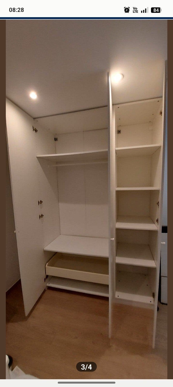 Ikea witte paxkast, Ophalen of Verzenden, 50 tot 75 cm, 50 tot 100 cm, 200 cm of meer