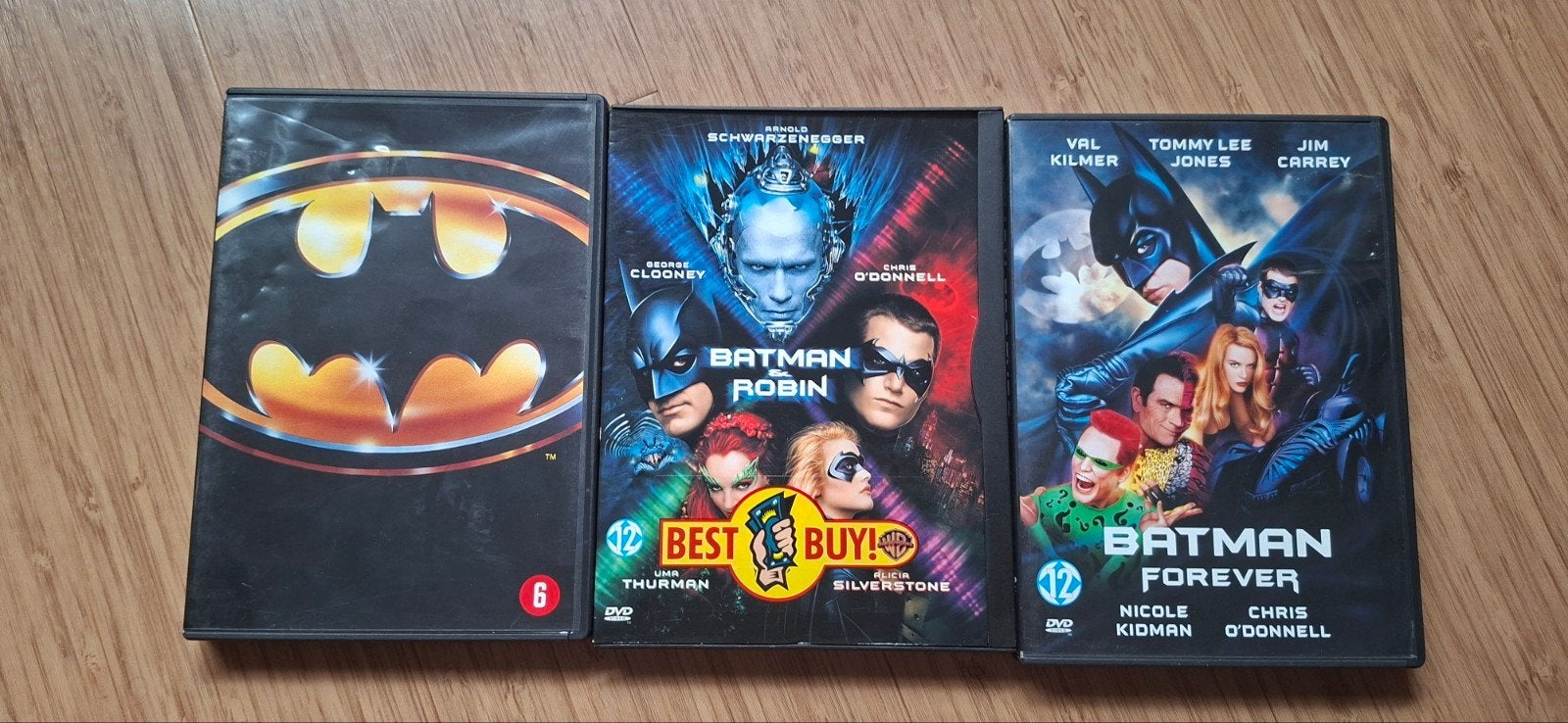 Batman DVD Collectie: Batman, Batman & Robin, Batman Forever, Cd's en Dvd's, Nederlands, Actiethriller, Ophalen of Verzenden, Vanaf 12 jaar