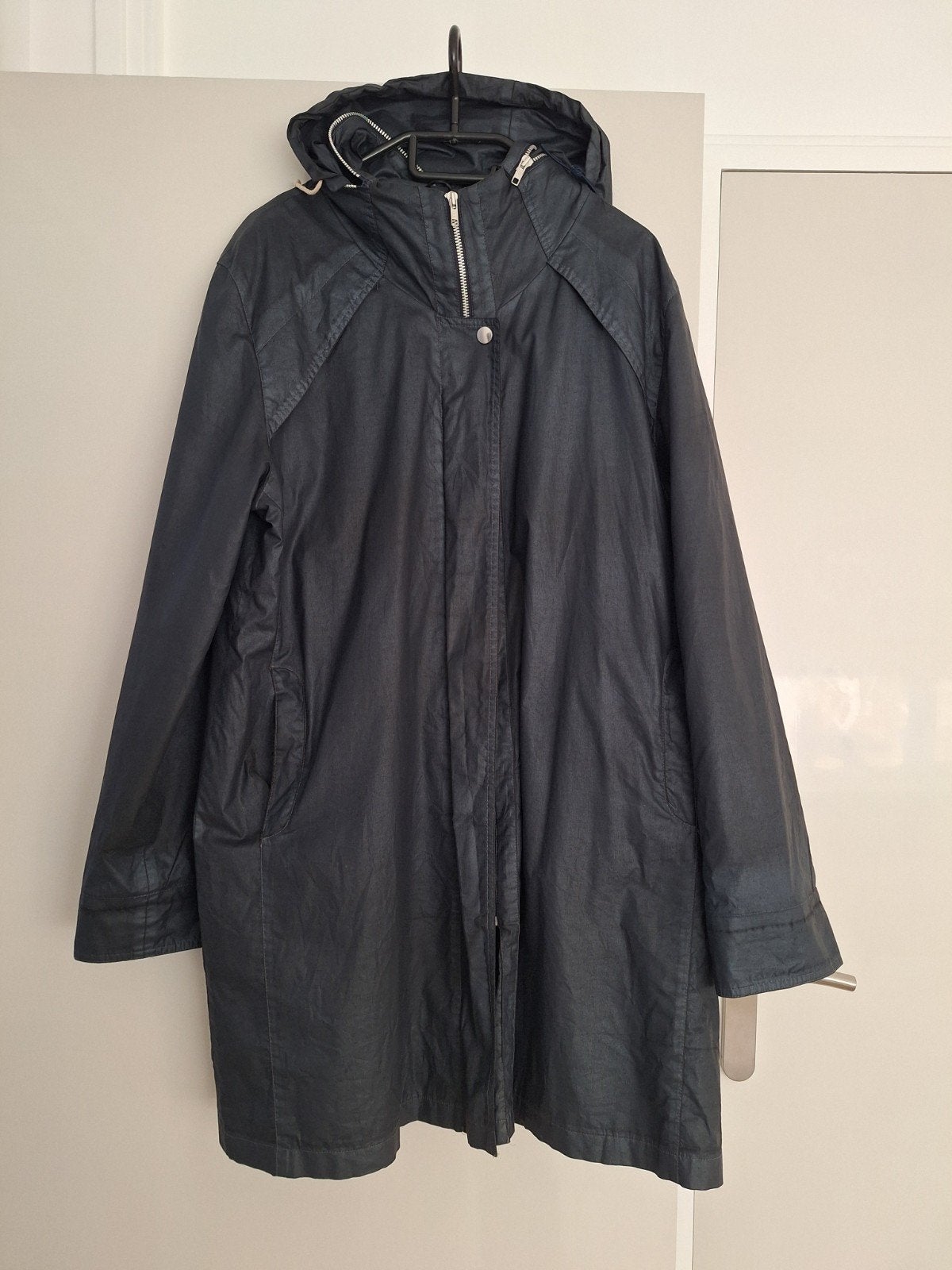 Lichte donkerblauwe zomerjas van Milo maat 46, Ophalen of Verzenden, Gedragen, Maat 46/48 (XL) of groter, Blauw