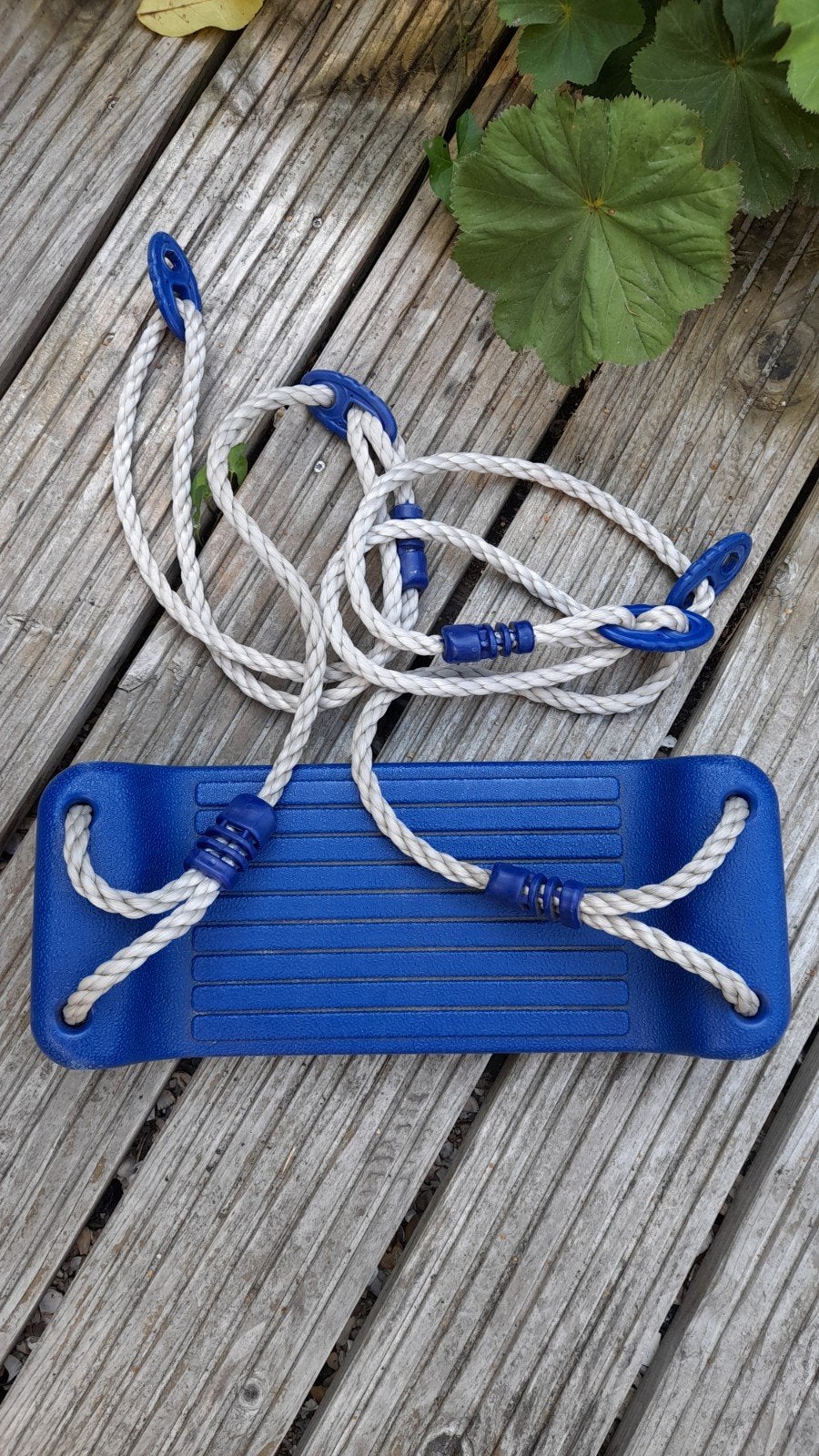 Blauwe schommel., Kinderen en Baby's, Ophalen of Verzenden, Gebruikt, Schommel, Aanbouwonderdeel