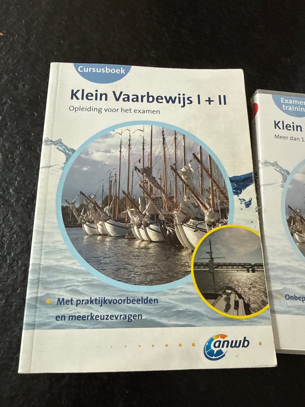 ANWB Cursusboek + Examentraining Klein Vaarbewijs I + II, Ophalen of Verzenden, Gelezen, Overige niveaus