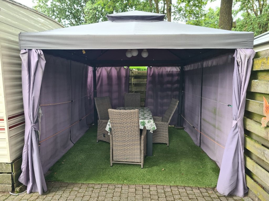 Paviljoen 3 x 4 mtr. met dakluik, Ophalen, Gebruikt, Minder dan 4 meter, Paviljoen