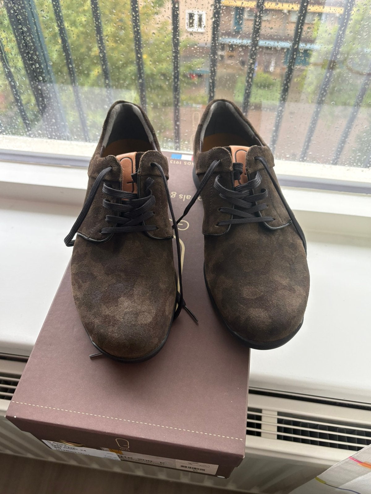 Gijs bruine heren schoenen maat 40, Ophalen of Verzenden, Zo goed als nieuw, Bruin
