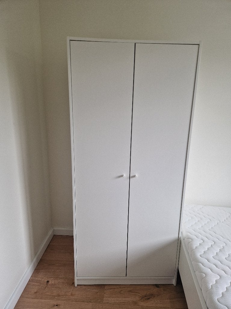 Kast Kleppstad Ikea, Ophalen, Met deur(en), Wit, 50 tot 100 cm