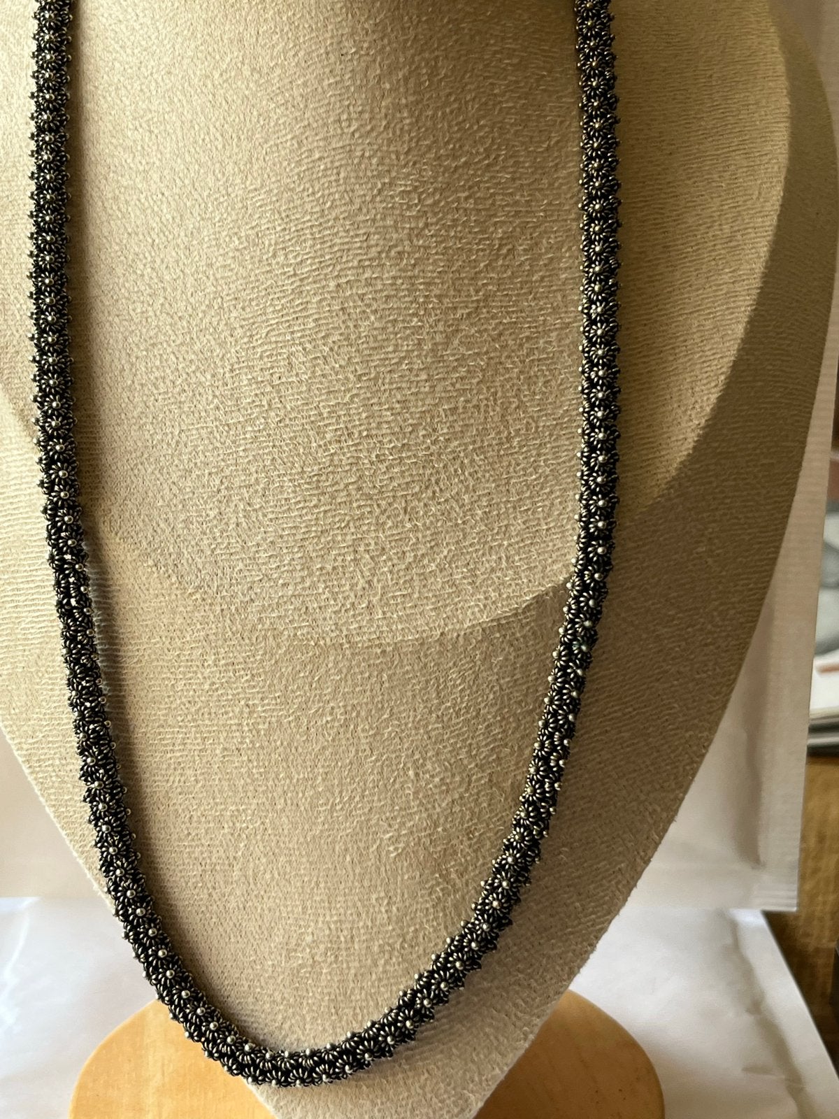 Zware zilveren ketting met Zeeuwse knopjes - 72 gram, 60 cm, Sieraden, Tassen en Uiterlijk, Kettingen, Verzenden, Zo goed als nieuw